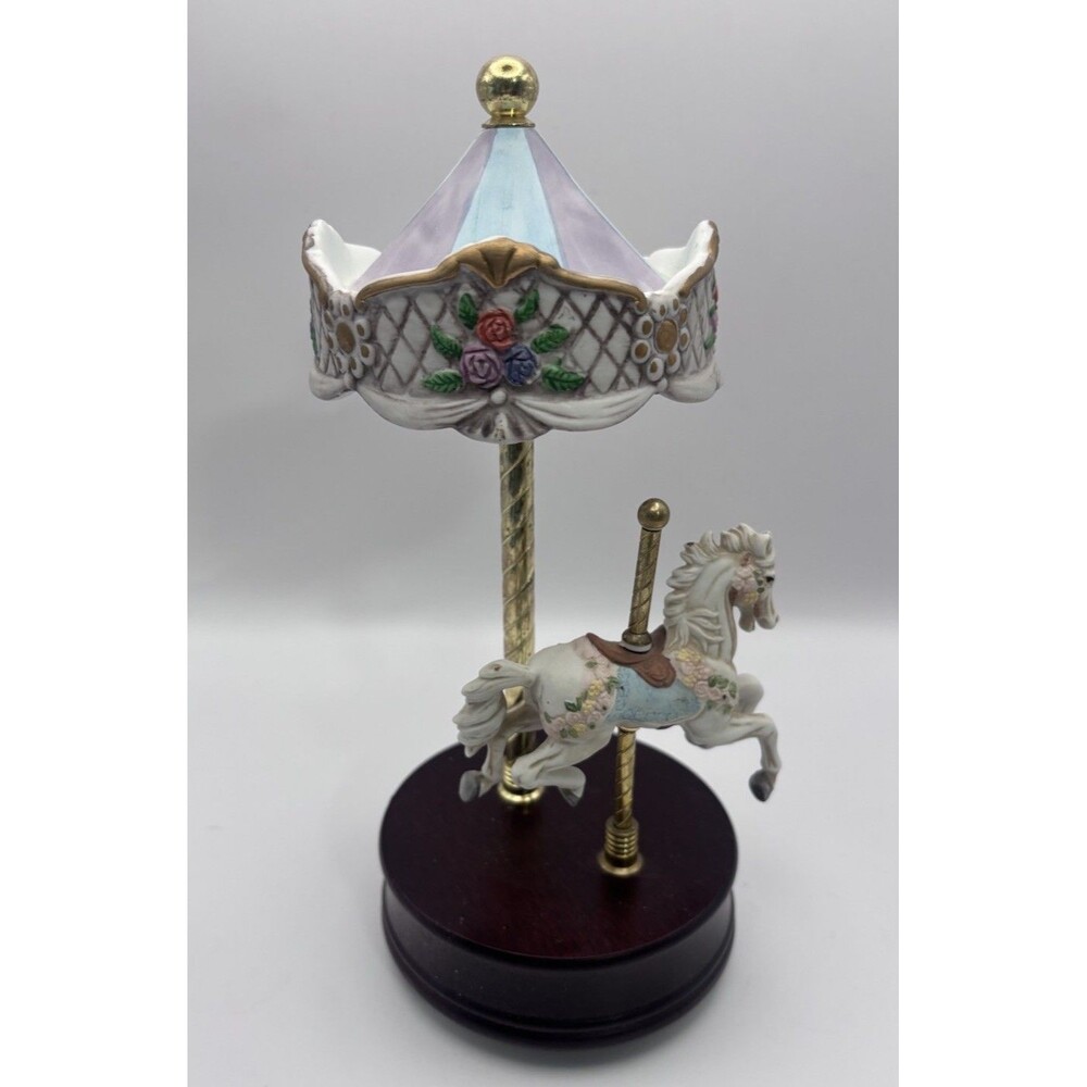 Vintage WILLITTS DESIGN Carousel Horse MUSIC BOX 11"